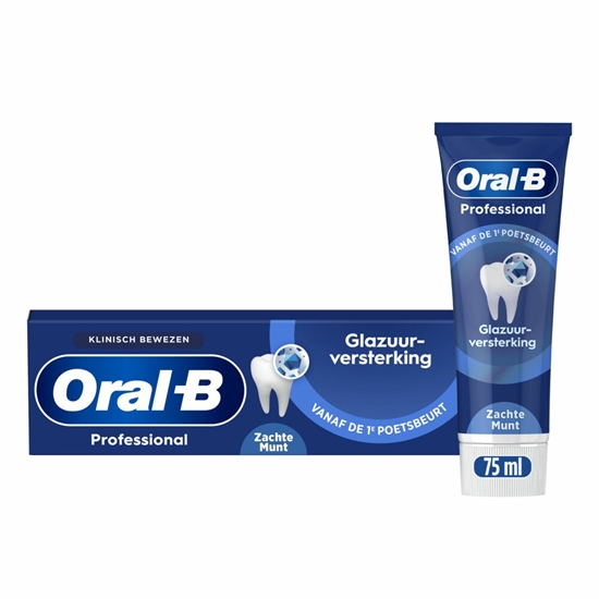 ORALB PROFESSIONAL GLAZUURVERSTERKING CLEAN MINT TANDPASTA